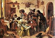 Jan Steen In Luxury, Look Out oil painting picture wholesale